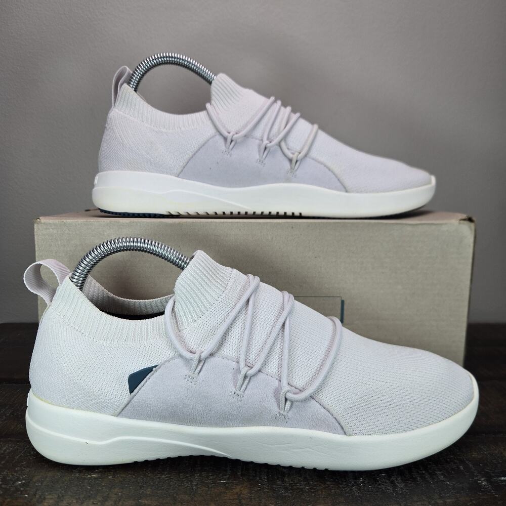 NEW Vessi Cityscape Classic Mens Size 8 Lace Up Waterproof Shoes Birch White